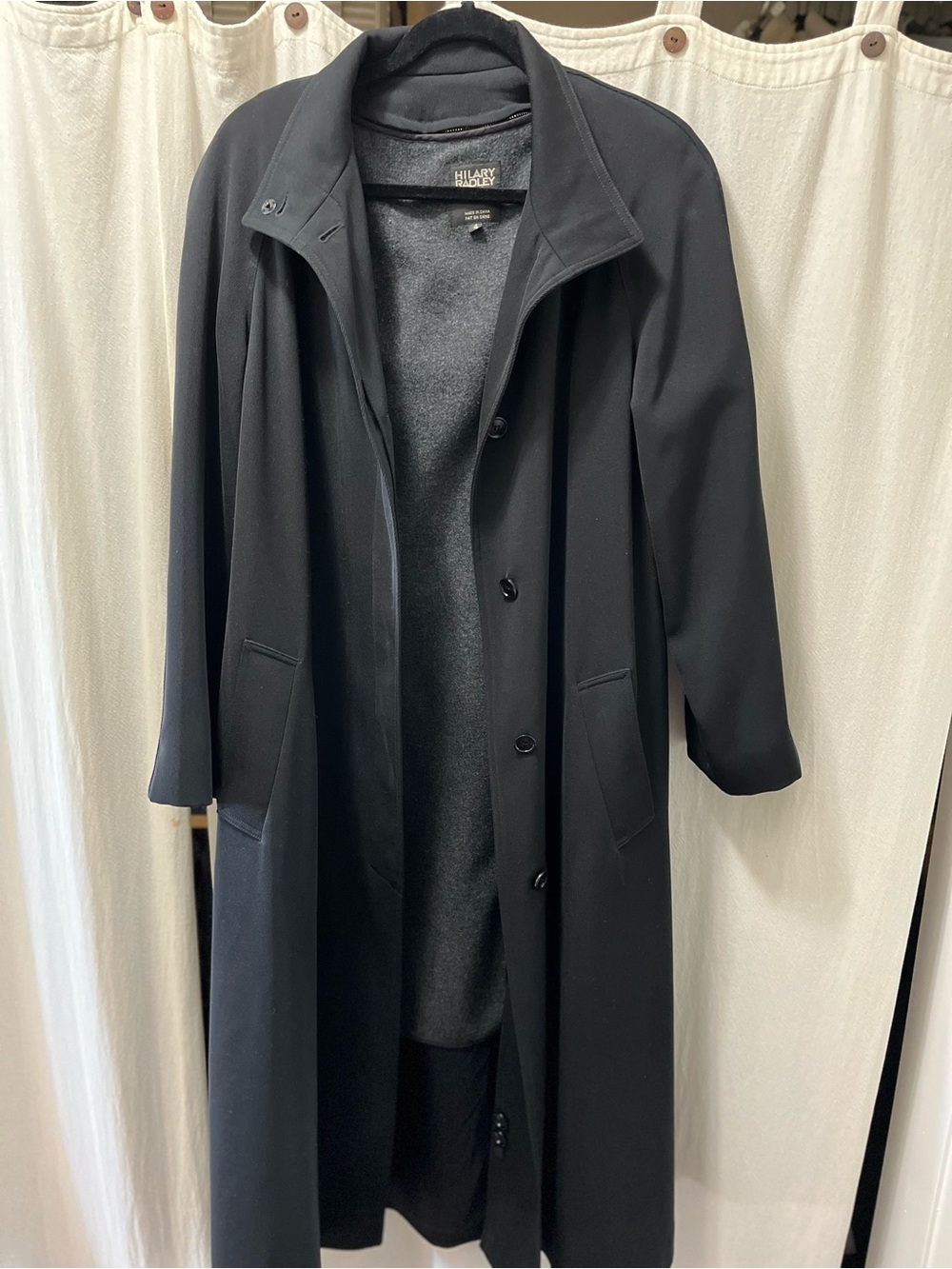Hilary Radley Trench Coat with removable wool lining